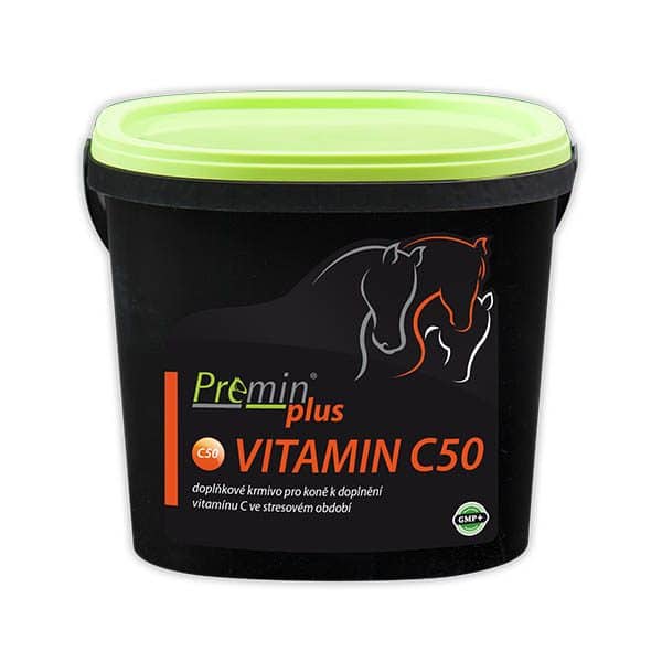 kŕmny doplnok pre kone na podporu imunitného systému Premin VITAMIN C50 5kg
