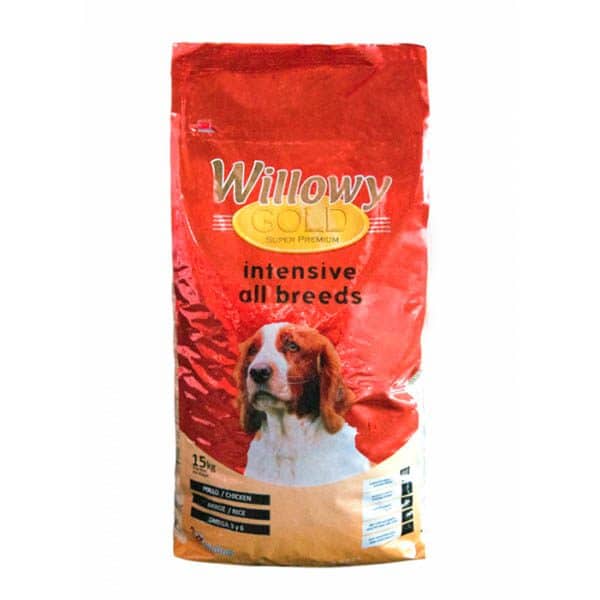 krmivo pre psov vo vysokej záťaži s vitamínmi na podporu chrupaviek Willowy Gold Intensive 15kg