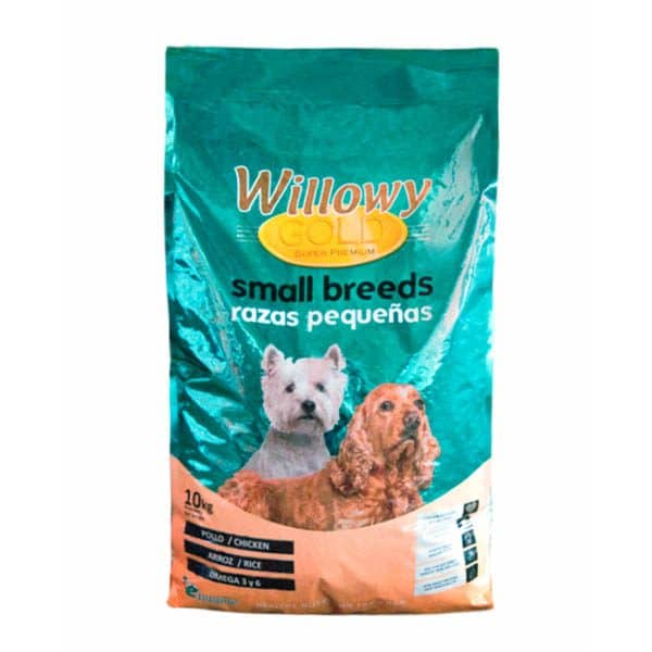 prémiové krmivo pre psov malých plemien s obsahom hydiny, rýb a ryže Willowy Gold Small Breeds 10kg