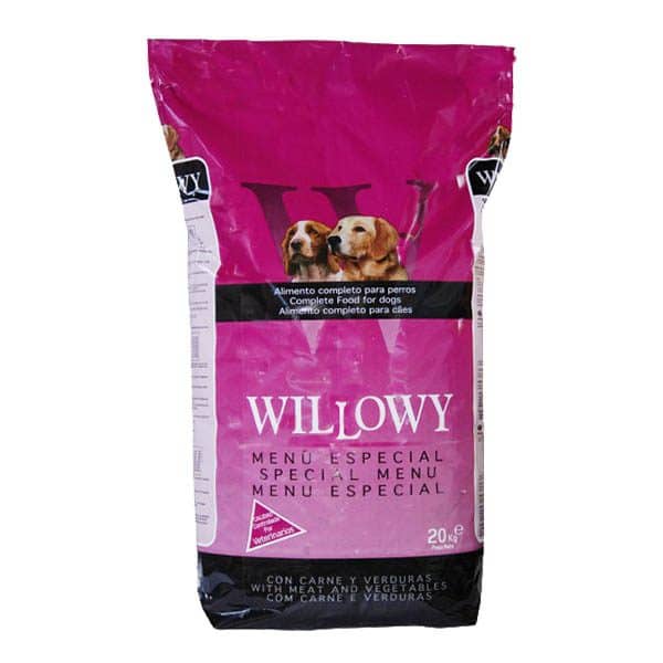 kompletné krmivo pre psov v strednej záťaži s obsahom kuracieho mäsa Willowy Daily Menu 20kg